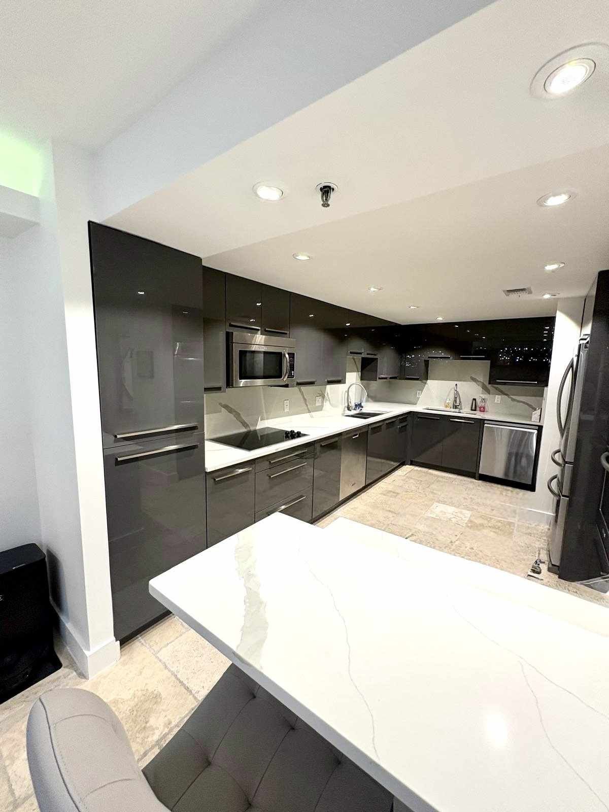 Sunny Isles Penthouse Kitchen